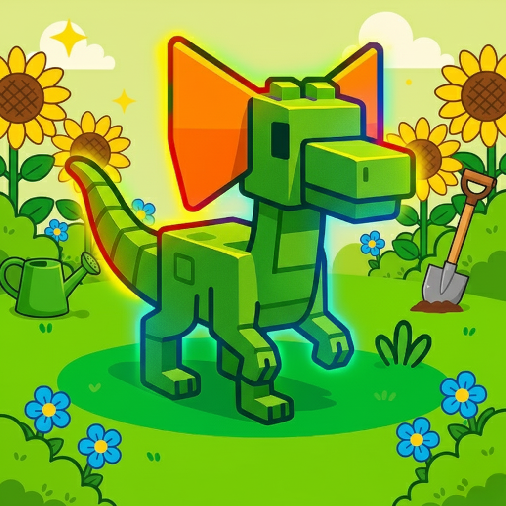 HATCHED Rainbow Dilophosaurus